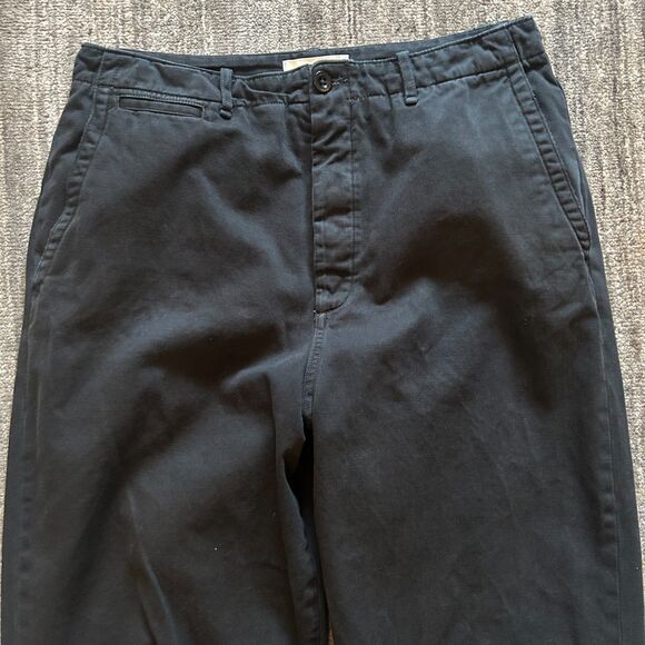 Buck Mason Baja Twill Field Chino Pant, Black, Size 32 - Picture 6 of 8